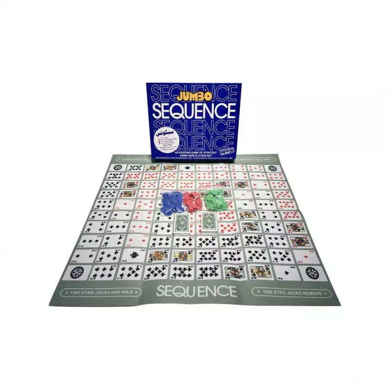 Board Games |   Jumbo Sequence Game – Family Strategy Board Game Board Games Board Games