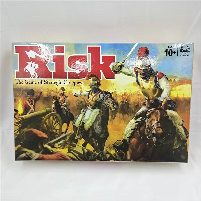 Board Games |   Risk Classic Strategy Board Game By Hasbro Games & Puzzles Board Games