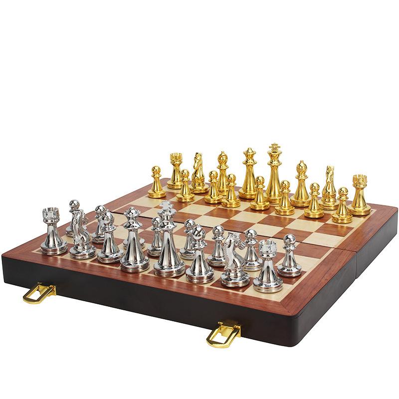 Board Games |   Worldwise Imports Civil War Generals 3.25-Inch Chess Set With Cherry Stained Chest Board Board Games Board Games