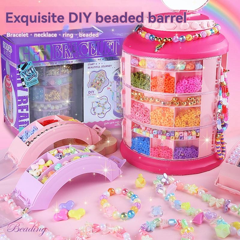 Crafts & Activities |   Make It Real 5-In-1 Jewelry Making Activity Tower Kit Arts & Crafts Crafts & Activities