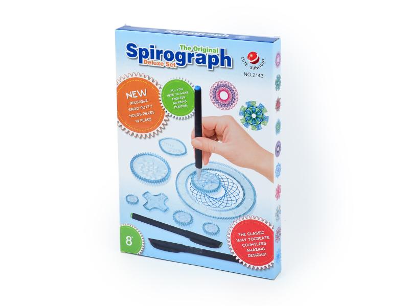 Crafts & Activities |   Spirograph Deluxe Design Set – Precision Wheels And Rings Arts & Crafts Crafts & Activities