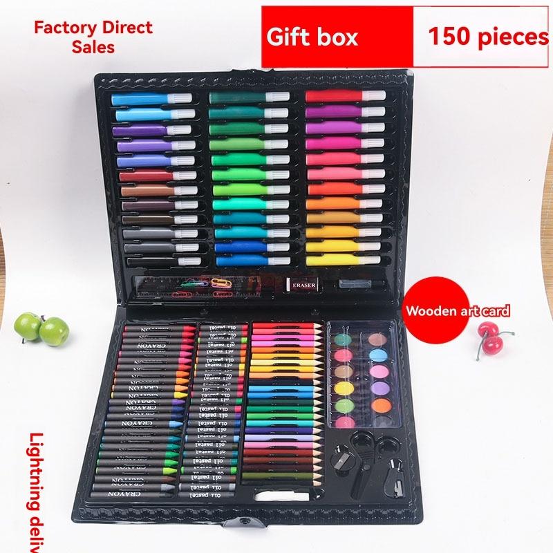 Drawing, Color & Painting |   Art 101 Color & Sketch 58-Piece Art Set – Customize Your Own Wood Case Arts & Crafts Drawing, Color & Painting