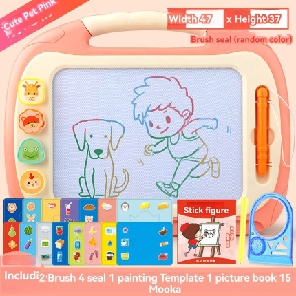 Drawing, Color & Painting |   Cra-Z-Art Magnadoodle Color Deluxe – Magnetic Drawing Toy With Color & Erase Functionality Arts & Crafts Drawing, Color & Painting