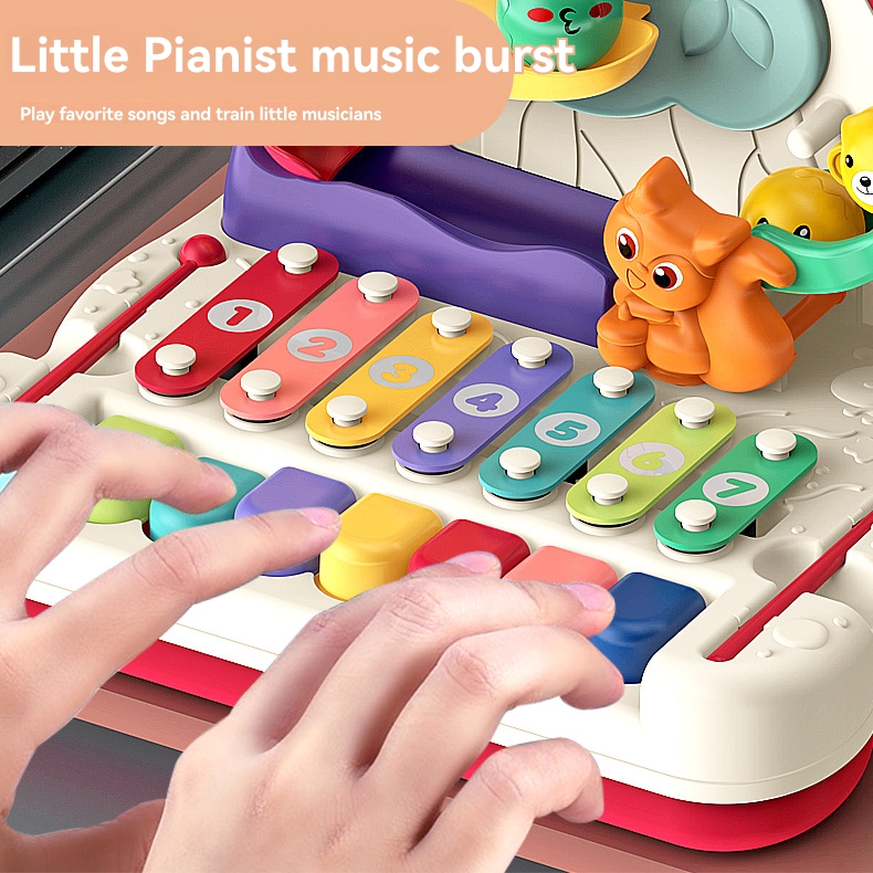 Musical & Sound Toys |   Interactive Electronic Xylophone With Colorful Learning Modes Baby & Toddler Toys Musical & Sound Toys