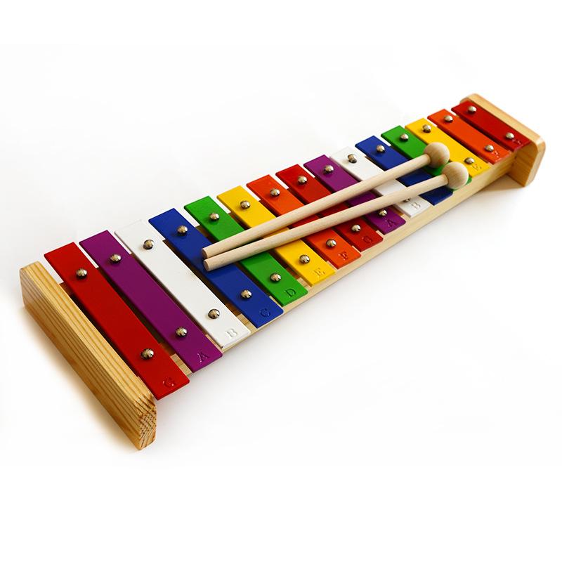 Musical & Sound Toys |   Plan Toys Sustainable Rubberwood Musical Set With Xylophone And Cymbal Baby & Toddler Toys Musical & Sound Toys