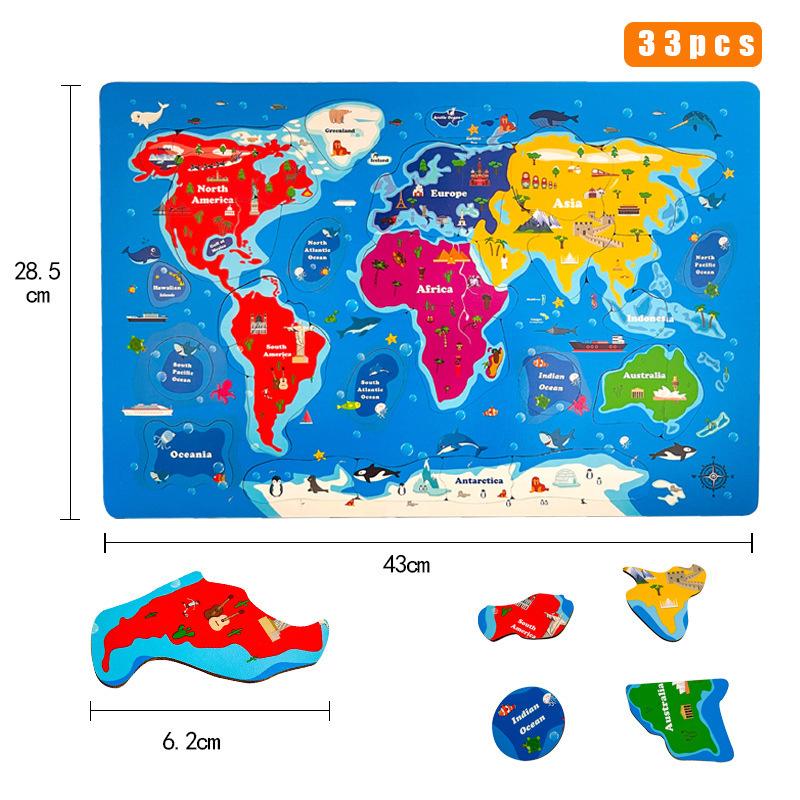 Puzzles |   Lift & Learn Puzzle – Global Explorer – Continents & Oceans – 22 Pieces Games & Puzzles Puzzles