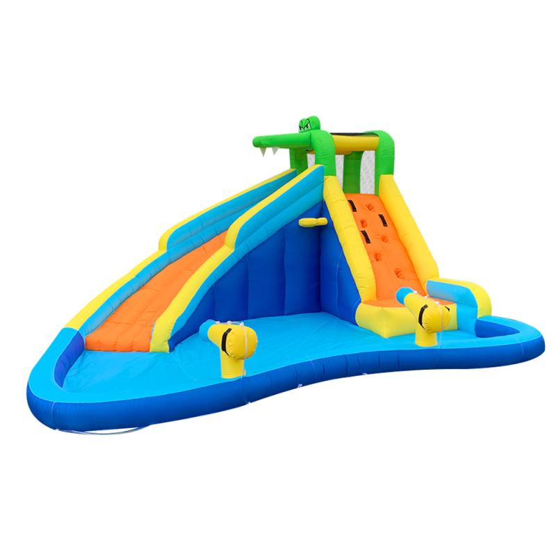 Swimming Pools & Water Toys |   Banzai Sidewinder Blast Inflatable Water Park With Slide And Pool Outdoor Play Swimming Pools & Water Toys