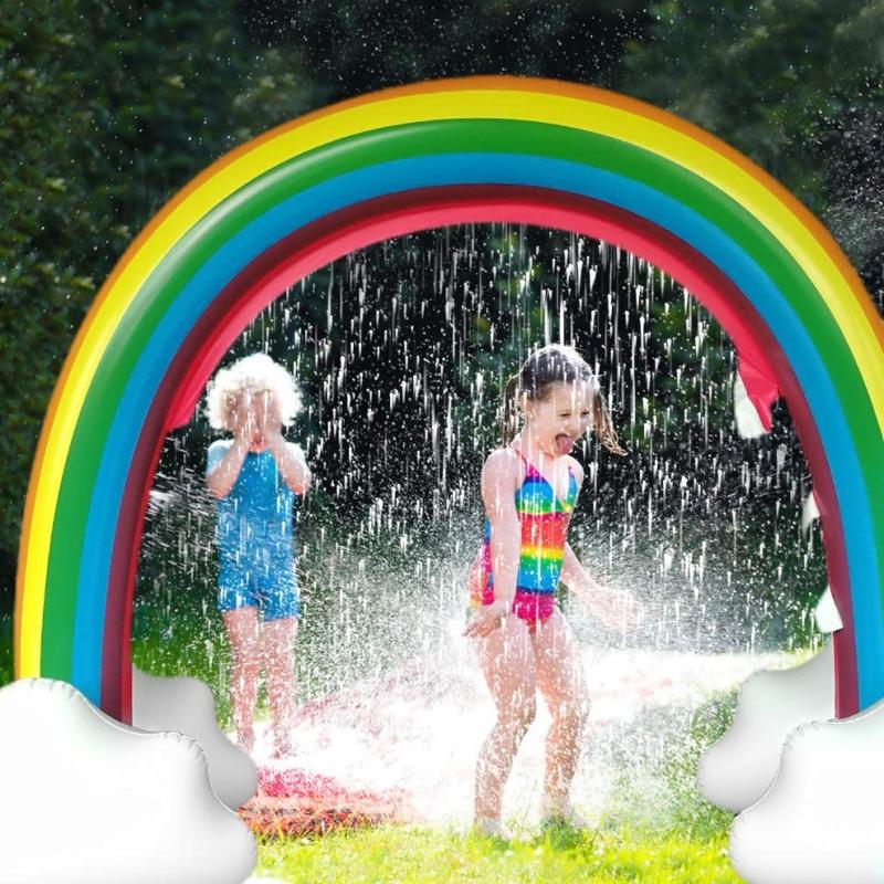 Swimming Pools & Water Toys |   Banzai Splash Tunnel Sprinkler – Inflatable Water Play Toy For Backyard Fun Outdoor Play Swimming Pools & Water Toys